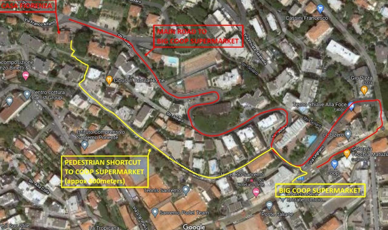 Casa Fiorenza Parcheggio Privato Sanremo Exteriér fotografie
